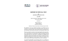 NIST Special Test Report Brochure (PDF 58 KB)