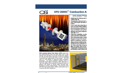 OSi - Model OFS-2000C - Optical Flow Sensor (OFS) - Combustion Air Flow - Brochure
