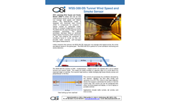 OSi WSS-300-DS Tunnel Wind Speed Sensor and Smoke Sensor - Brochure