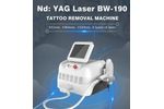 bvlaser - Model BW-193 - Portable Q-switch ND. YAG Laser Tattoo Removal Machine