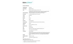  	Alpha Lifetech - Model STIP1 mAb -APAT1003 - Rabbit Monoclonal Antibodie - Brochure