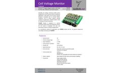 Model CVM24P - Stackable Cell Voltage Monitoring (CVM) System - Brochure