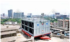 What is the cross flow cooling tower 