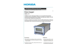 HORIBA - SMA-371 - Datalogger Brochure