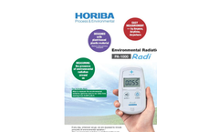 HORIBA - PA-1000 - Environmental Radiation Monitor Radi Brochure