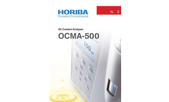OCMA-500 - Oil Content Analyzer - Brochure