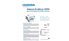 Plasma Profiling-TOFMS - New Fast Depth Profiling Technique Brochure