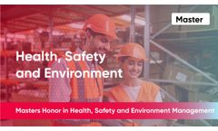 Masters Honor in Health, Safety and Environment Engineering (Informal Certificate Course)