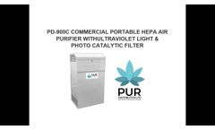 PD 900C Commercial Portable Hepa Air Purifier - Video