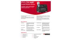 Pylon - Model AB7 - Portable Radiation Monitor - Brochure