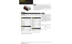 IsoBlock - Model V-4c - Voltage Sensor Module with Galvanic Isolation  - Brochure