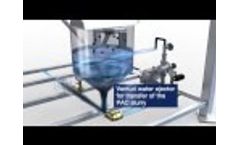 Tomal Metering System for Powdered Activated Carbon (PAC) - Video
