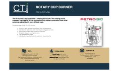 Rotary Cup Burner - Data Sheet