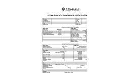 Steam Surface Condensers