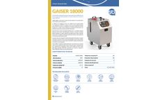  	Gaiser - Model 18000 - Three-Phase Steam Generator - Brochure