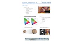  	Embitron - Model MBT-1010.32.1 - Surgical Monitor - Brochure