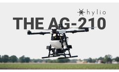 Compact Hylio Crop Spraying Drone - The AG-210 - Video