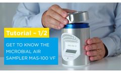 Product Tutorial Of The Mbv Mas-100 Vf?? Microbial Air Sampler ??? Part 1 - Video
