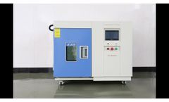 LIB Benchtop Environmental Test Chamber, Temperature Humidity System 50L 80L for Option - Video
