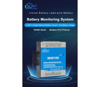 BLIIoT - Model BMS100 - Battery Pack Monitoring Module for Unmanned Rooms and Scenes