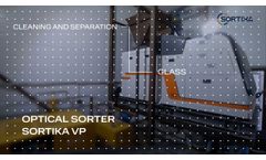 Optical sorter for glass cleaning and separation - Optical sorting machine - Glass Sortika - Video
