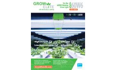Grow Elite - Model 55406111 - 600W Modular LED Grow Light Datasheet