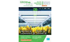 Grow Elite - Model 55411111 - 900W Modular LED Grow Light Datasheet