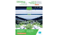 Grow Elite - Model 55406211 - 300W Modular LED Grow Light Datasheet
