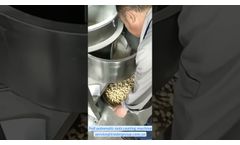 full automatic nuts coating machine, peanut coater, automatic coating machine for nuts - Video