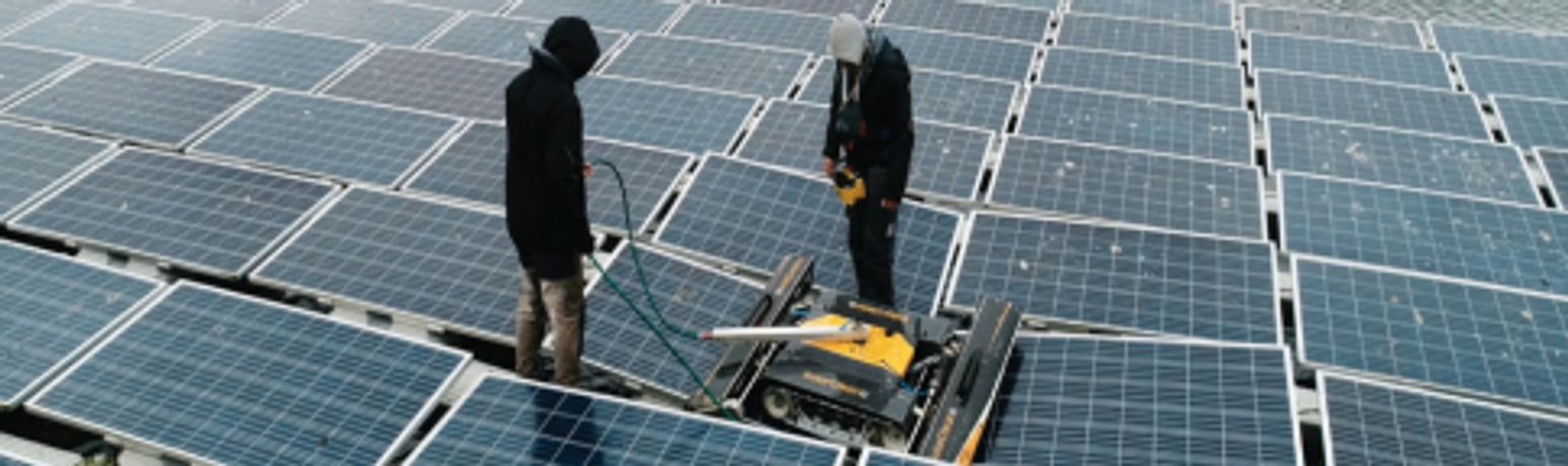 Floting Solar Farms - Solar Panel Cleaning Services