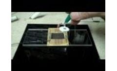 Prototype Alpha Particle Spark Detector - Video