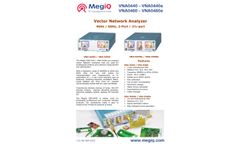 MegiQ - Model VNA-0440e - 4GHz 3-port Vector Network Analyzer Brochure