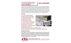 Custom Chambers and Glove Boxes - Specs Sheet