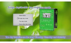 Irrigation controller- smart farming machine- smart irrigation  -Video