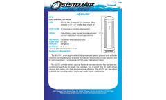 Systematix Aqualine - Model CFX - Lead Removal Cartridge Datasheet
