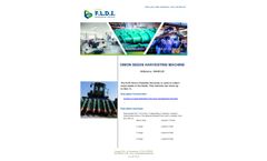 FLDI - Onion Seeds Harvesting Machine Datasheet