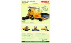Uniter - Model UWP3A - Sensor Paver - Brochure