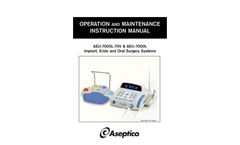Aseptico - Model 7000 Series - Implant Motor w/ LED (Max 80 Ncm) - Manual