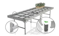 KG Systems Easy-Fix - User-friendly Self-assembly Roller Tables for Various Crops