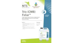 NTS - Model Trio (CMB) Foliar - Premium Liquid Fertiliser Brochure