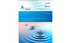 New report from US Water Alliance and Stantec offers innovative model for water pricing equity
