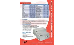 EIPL - Model CD30-S - HVAC Industrial Dehumidifier - Brochure