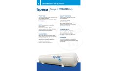 Lapesa - Tanks For Hydrogen Gas - Brochure