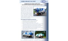 Combination JET/VAC Sewer Cleaning COMBI 3000 - Brochure