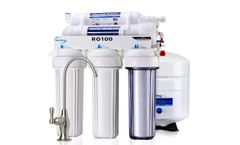 iSpring - Model RO100 - 5-Stage 100 GPD Under Sink Reverse Osmosis Drinking Water Filtration System