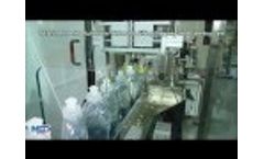 Automatic Dishwash Filling Capping and Labeling Line - Video
