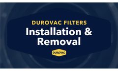 Changing Filters: Installation & Removal - DuroVac Industrial Vacuums - Video