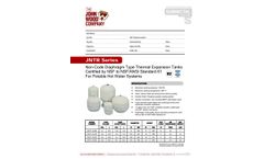 JNTR Series - Non-Code Diaphragm Type Thermal Expansion Tanks - Brochure