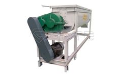 Gate - Model MSSJ-7030 - Single Shaft Fertilizer Mixing Machine for Fertilizer Organic Production Lines
