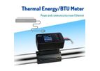 Model E3E - Ultrasonic BTU Meter for BMS & MEP Projects